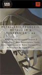 Mobile Screenshot of metallerie-francois.com
